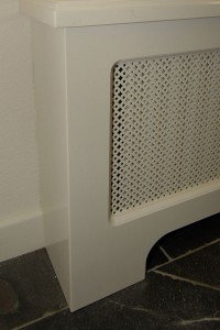 Radiatorombouw met webbing.
