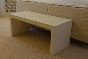 Bankje voor de slaapkamer