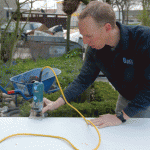 De kanten worden zo afgewerkt dat deze niet scherp zijn.