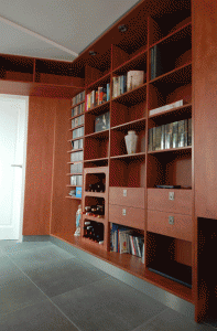 Kastenwand in de huiskamer.